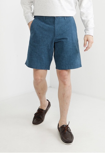 Banana Republic blue 9" Chambray Shorts 2BC92AA1DE7AA6GS_1