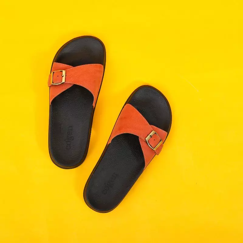Cogen Sandal Slide Wanita Aruna Series - Orange