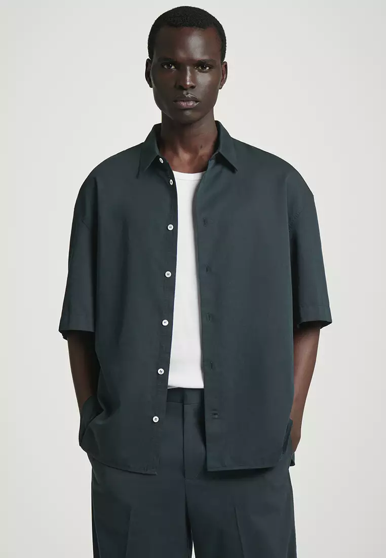 COS Oversized Short-Sleeved Shirt 2025 | Buy COS Online