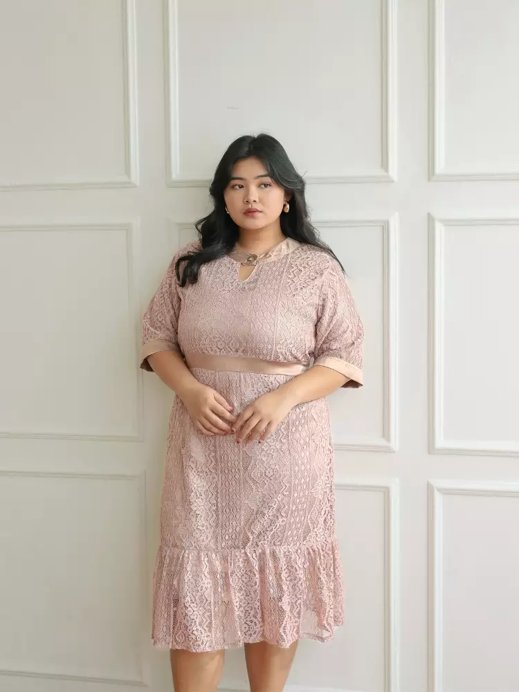 xtramiles Ladies dress monalisa dress dusty pink