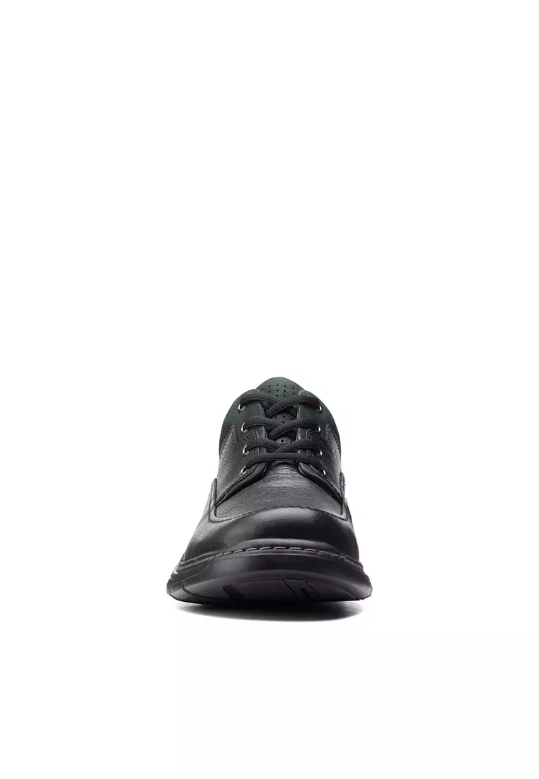 Buy Clarks Clarks Un BrawleyLace BlackTumbled Leather Mens Casual Shoes ...