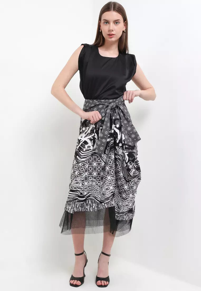 Rok Instan Lilit Plisket Modern Damona Grey