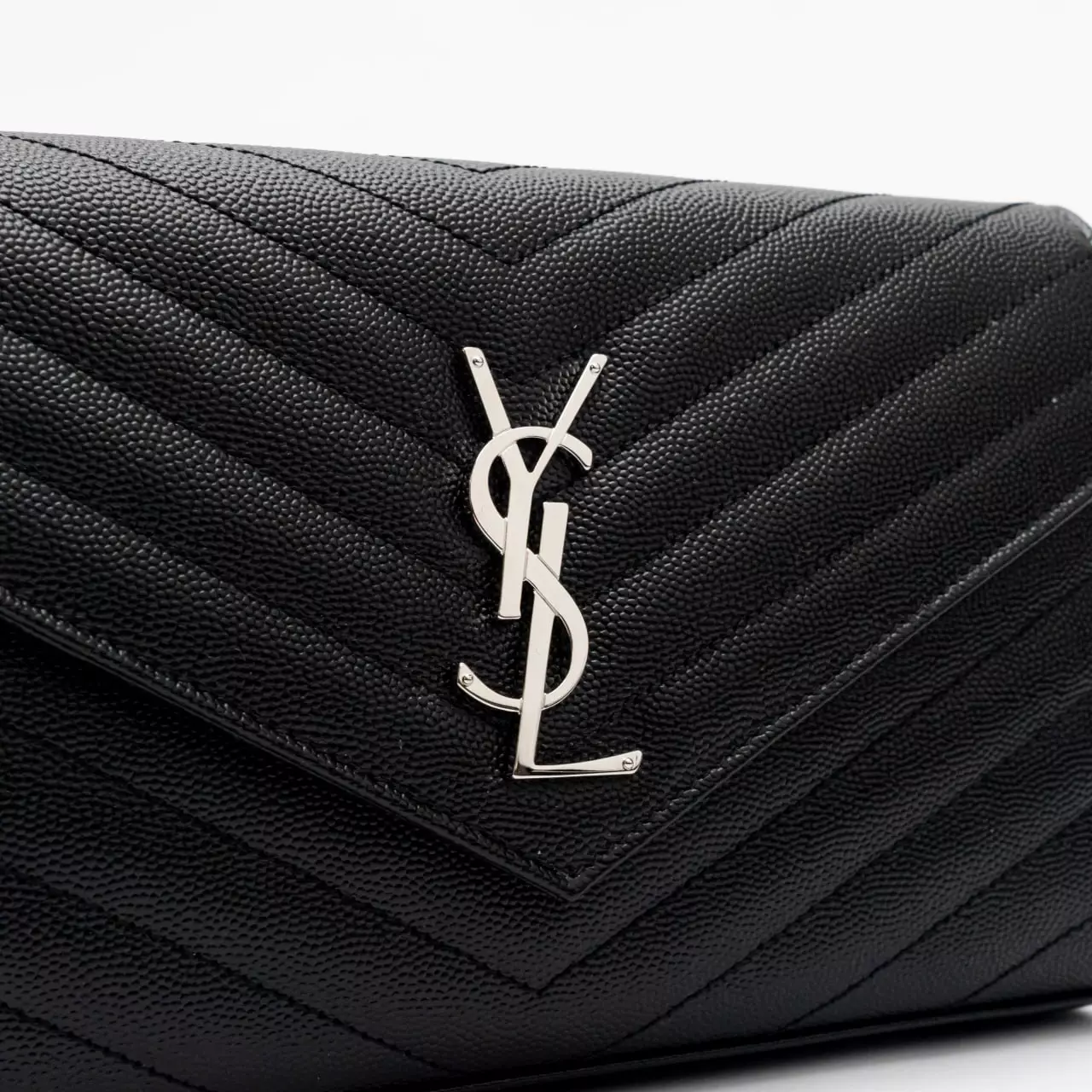 Cassandre Matelasse Envelope Woc 22cm Black Shw