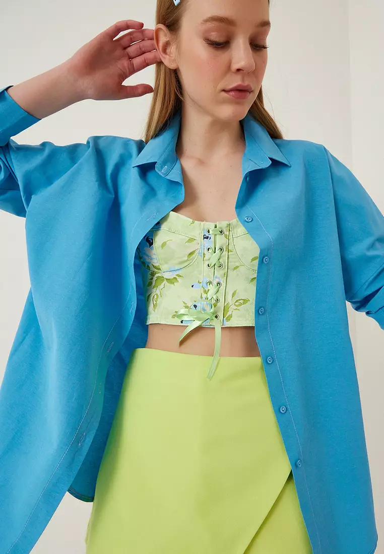 Oversize Long Basic Shirt