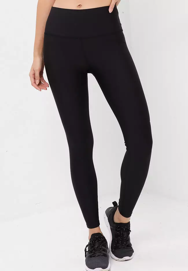 Buy P.E Nation Alignment Cropped Leggings - Black At 55% Off