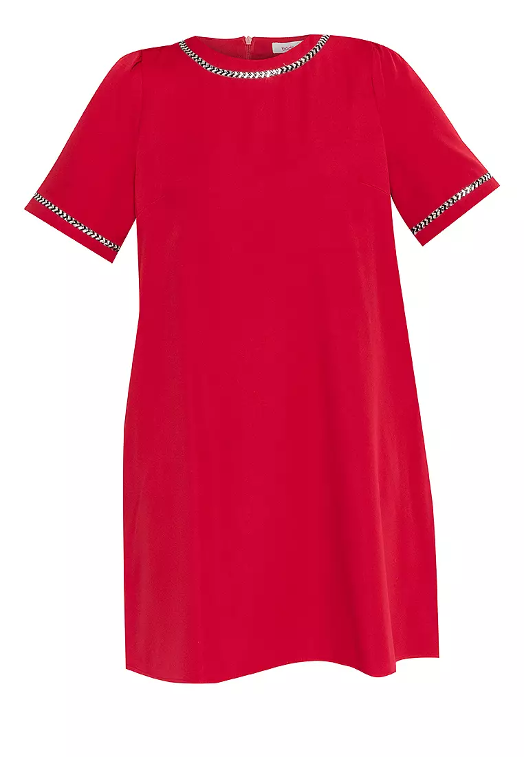 Cerie Jewelled Trim Dress