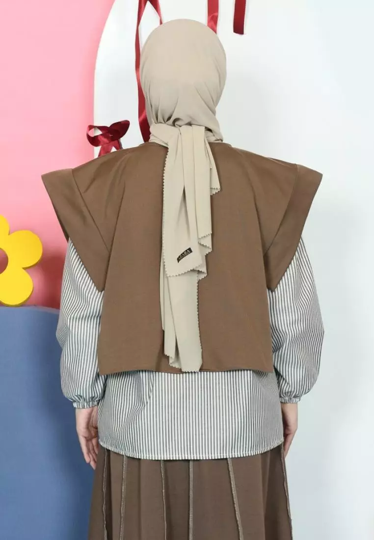 Cloud Outer Rompi Wanita - Mocca M18967 R101S1