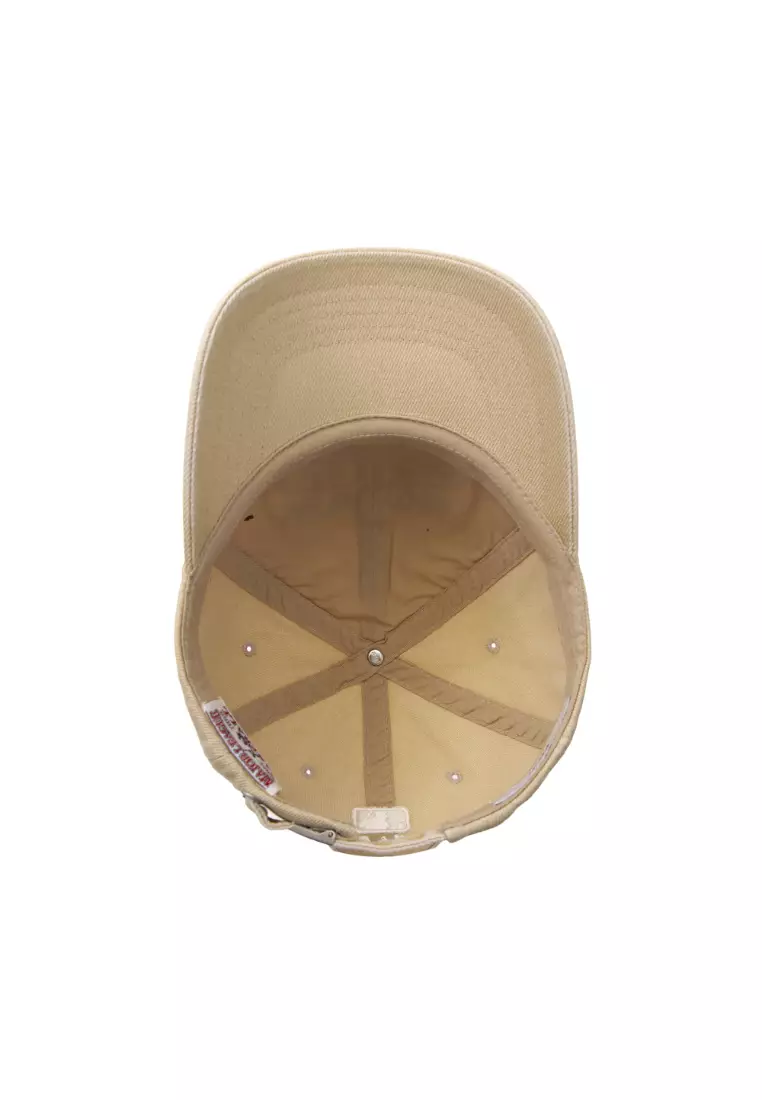★MLB Korea★ Varsity Vintage Culsive Damage Unstructured Ba Varsity Vintage Cursive Damage Unstructured Ball Cap