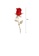 Glamorousky white Fashion Romantic Plated Gold Rose Brooch with Cubic Zirconia B657FACB1C993AGS_2