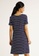 9months Maternity blue Dark Blue Maternity Drawstring Dress 90D8CAA905E354GS_3