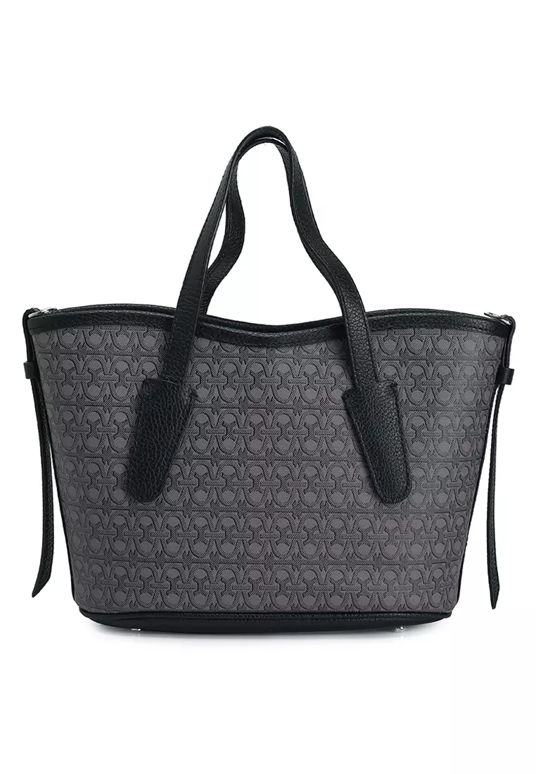 Never Without Bag 品牌印花塗層小型側孭袋