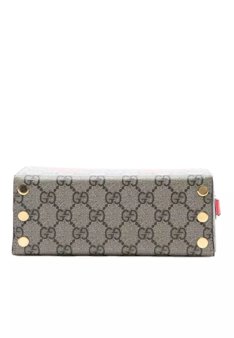 Pre-Loved Gucci Mini Gg Supreme Love Trunk Crossbody