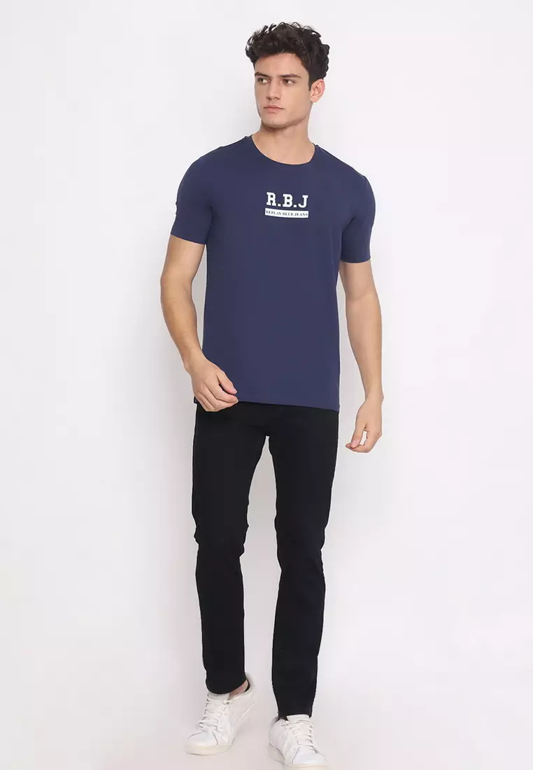 RBJ T-Shirt Cotton Spandex Pria 2562370021