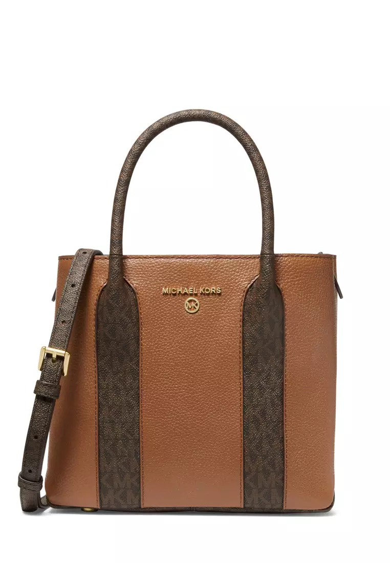 Buy MICHAEL KORS Austin Medium Pebbled Leather Messenger Bag