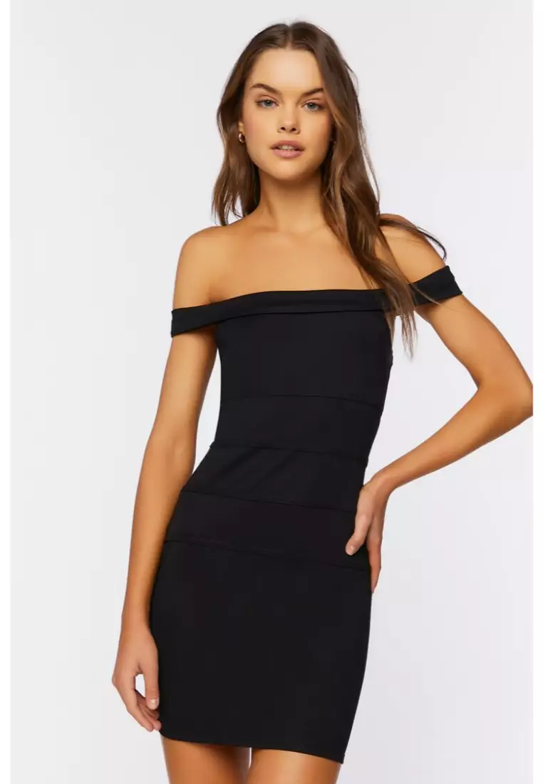 Forever 21 off the shoulder clearance mini dress