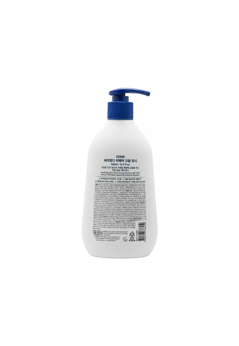 Derma B CeraMD Repair Cream Wash (400ml)