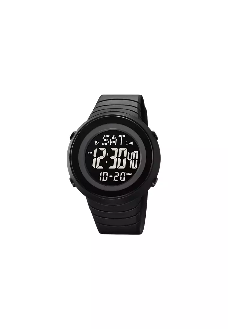 Jam Tangan Digital Pria Sporty 2152 Black ORIGINAL