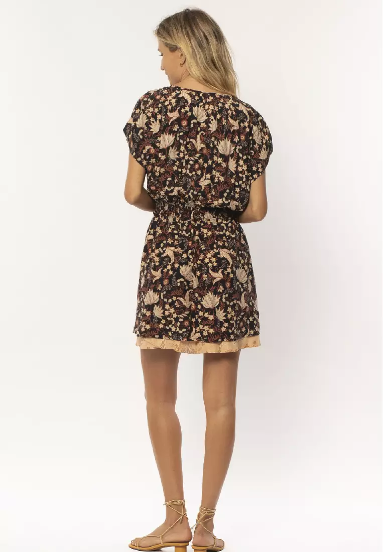 Amuse society leopard top dress