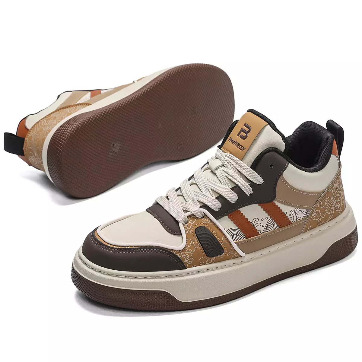 LURAD Sepatu Sneakers Cowok Motif Batik Unik Pria QNK8011