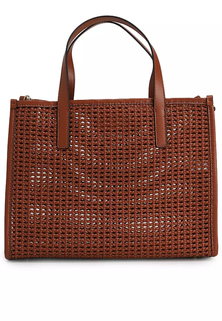 【GUESS】★BRIGITTA かご TOTE BAG ★韓国人気★ポーチ付き★ Guess Brigitta 2 In 1 Tote Bag 2025 | Buy Guess Online