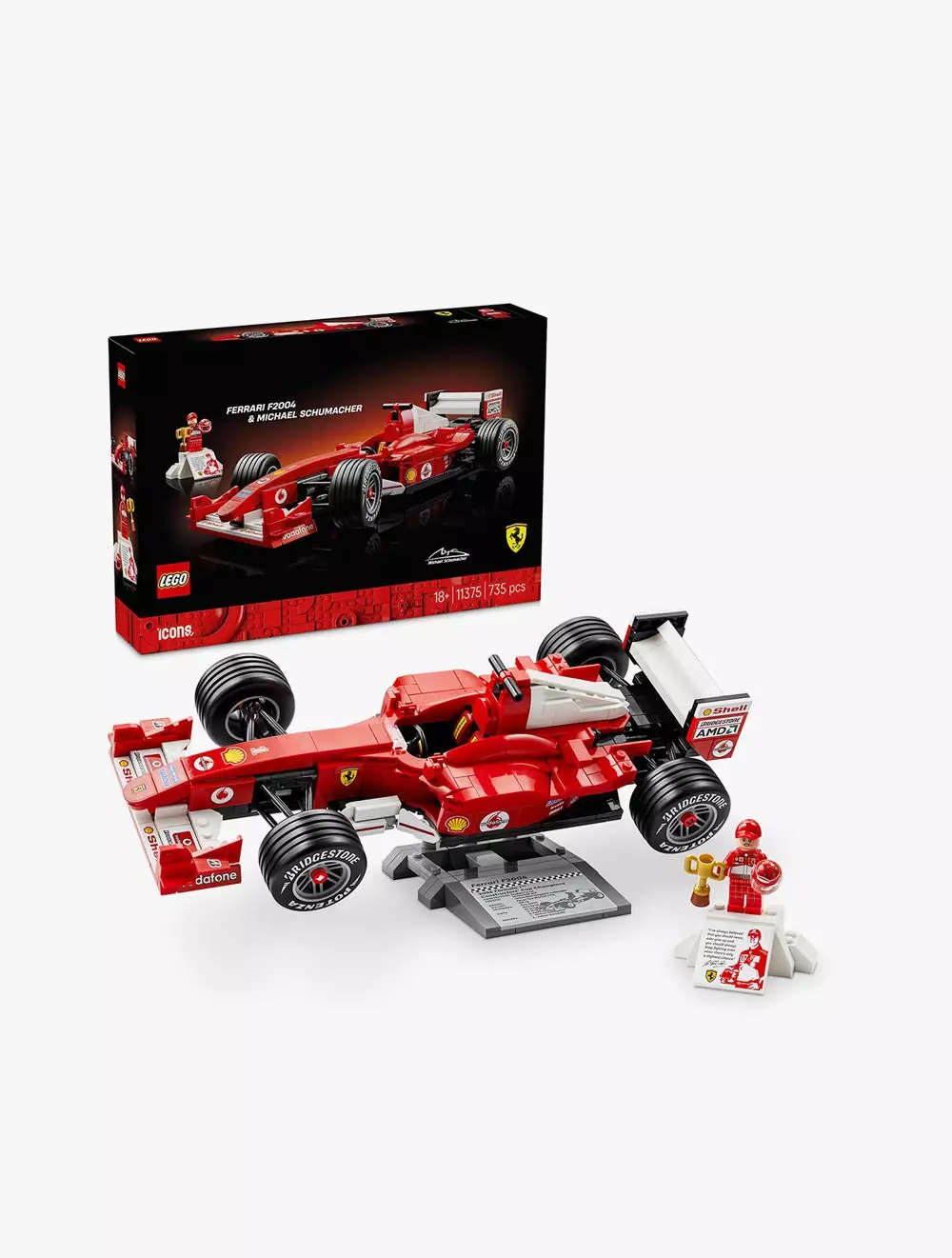 LEGO® Icons Ferrari F2004 & Michael Schumacher - 11375