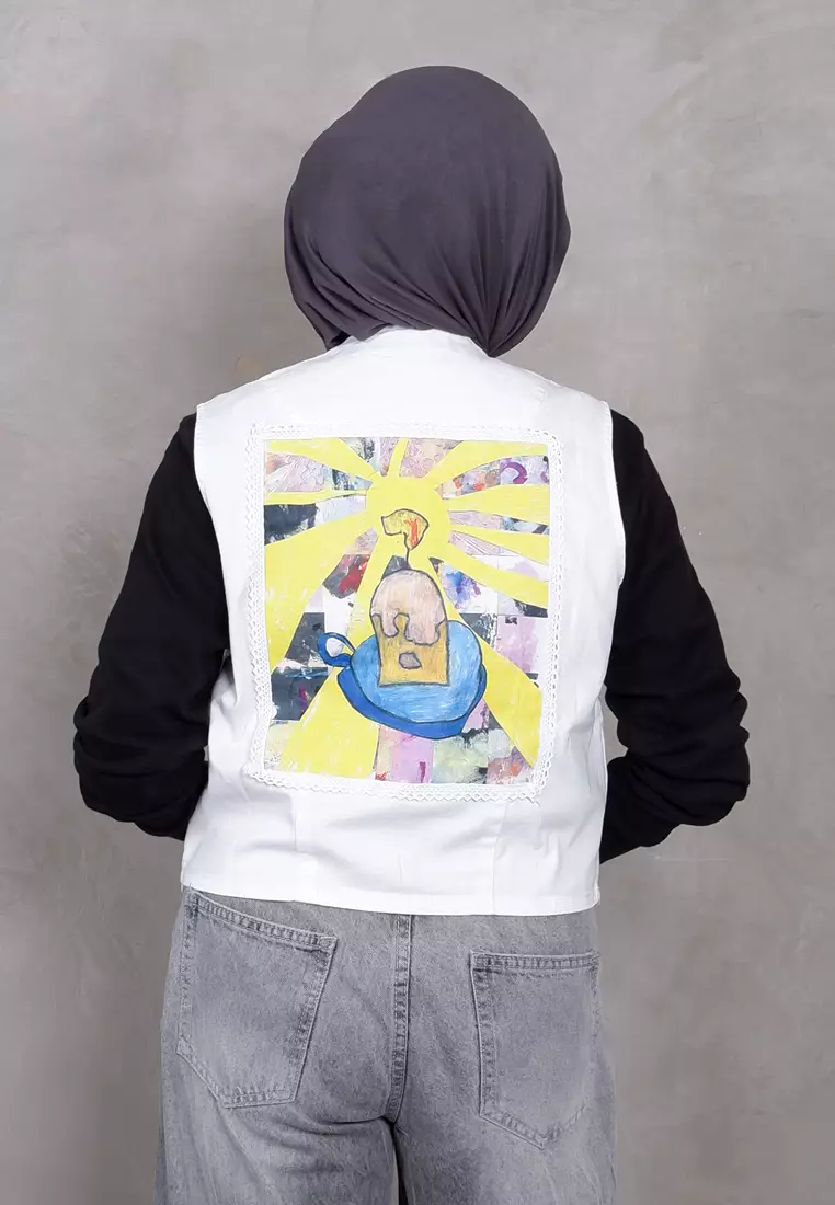 Triset Casual Pakaian Wanita Vest Jacket - TJ600048902