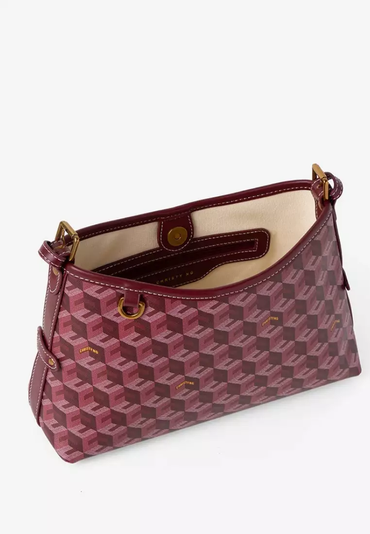 Nico Shoulder Bag Burgundy