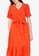 Origin by Zalora orange Ruffle Hem Dress made from TENCEL™ 51361AAF5B3EC7GS_3