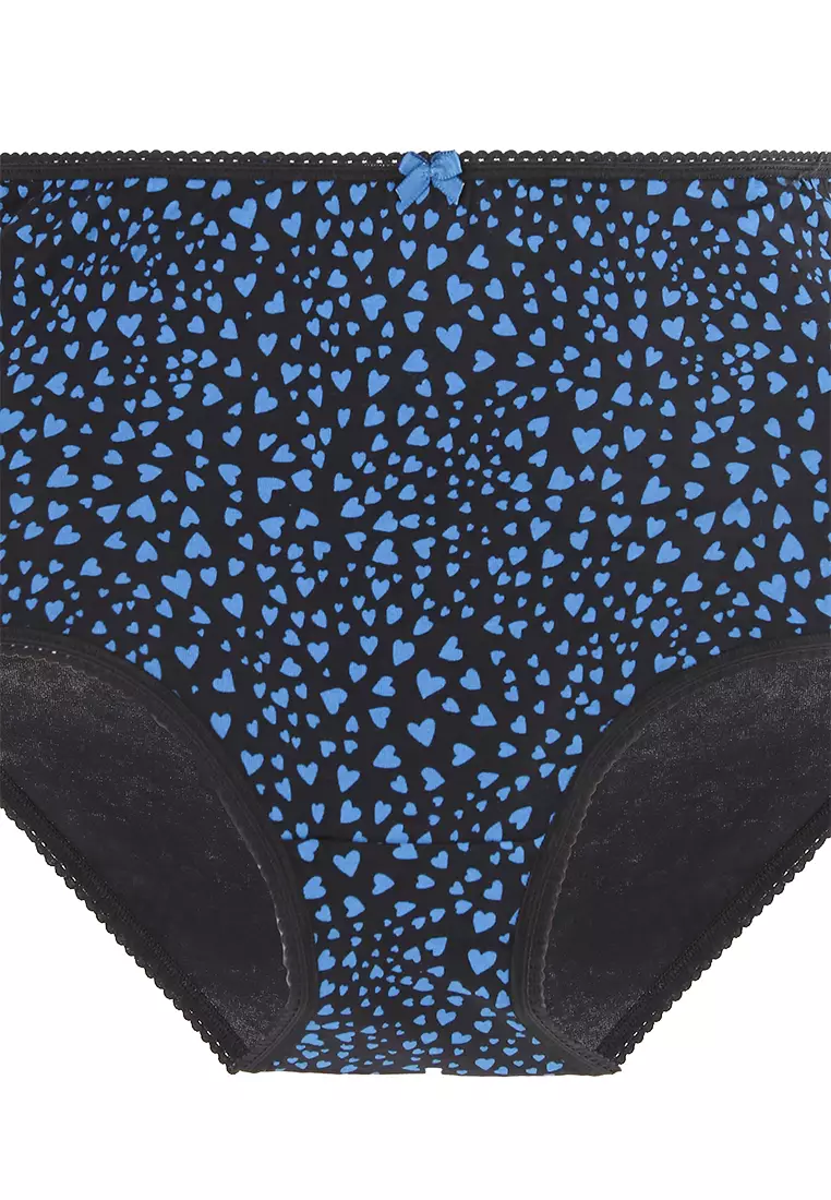 5pk Cotton Lycra Full Briefs