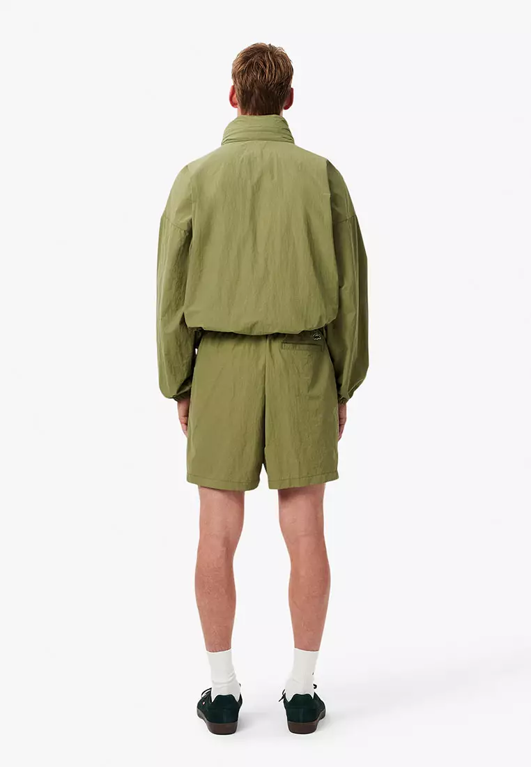 Loose Cut Zipped Pocket Shorts
