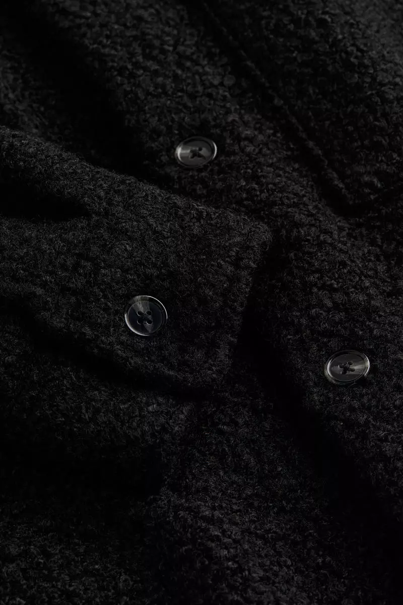 Loose Fit Bouclé overshirt