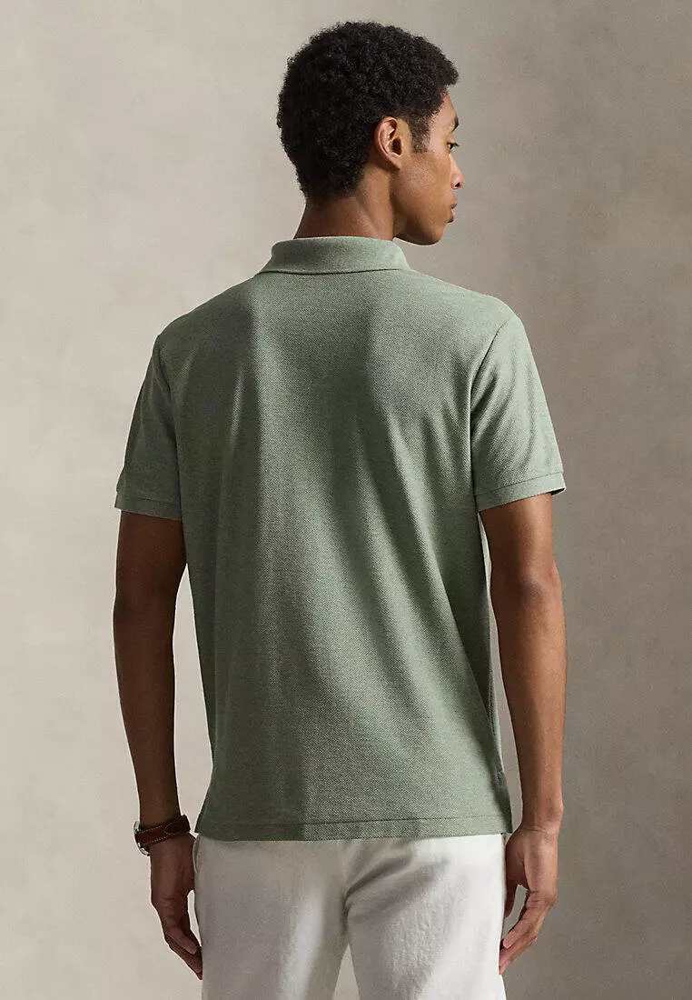 Custom Slim Fit Honeycomb-Mesh Polo
