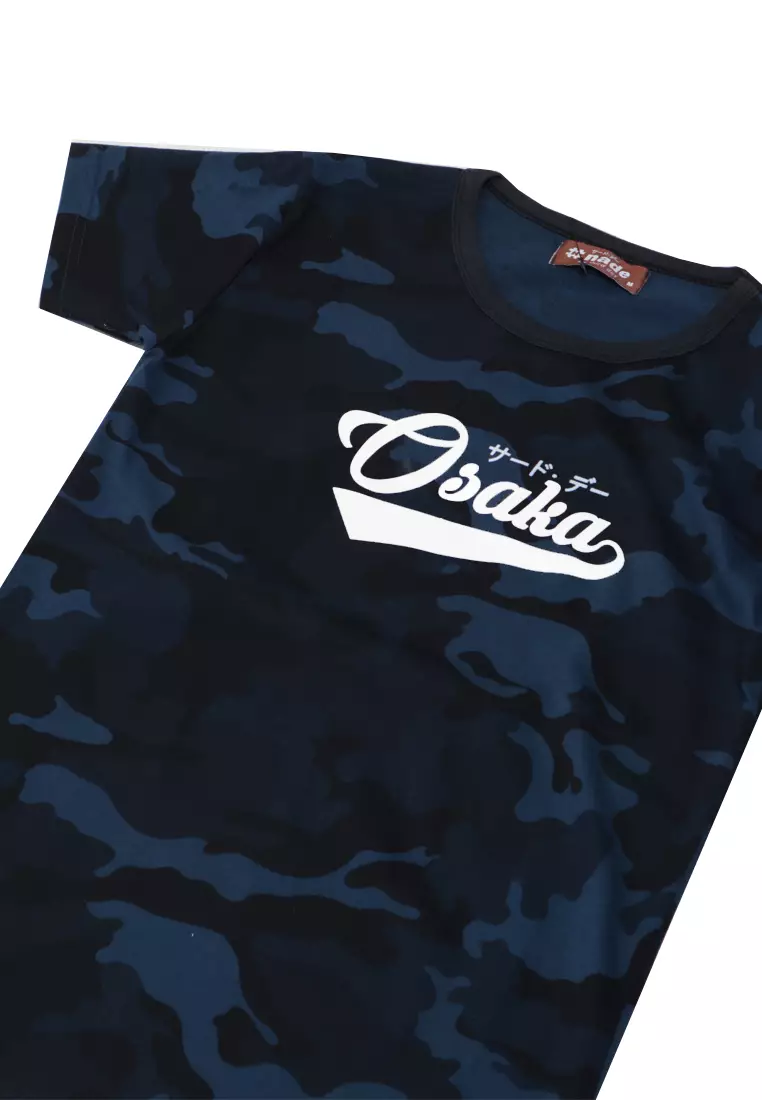 Nade FT002T s/s Lds Camo Osaka Blue-blk