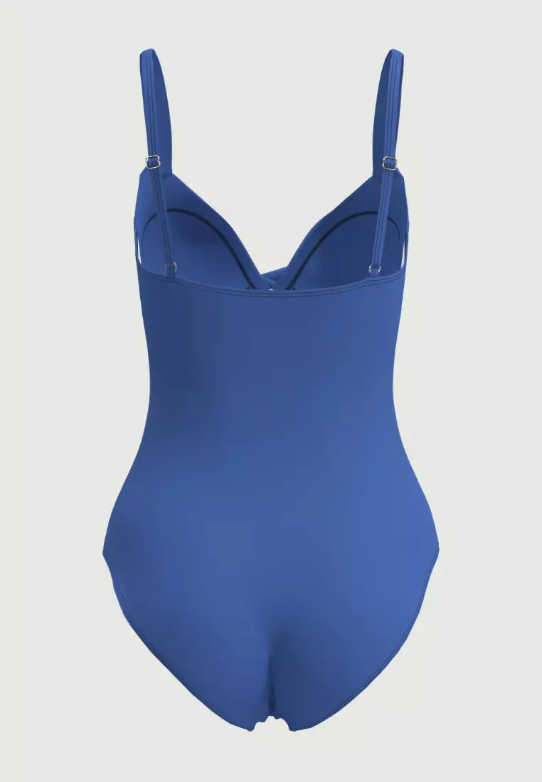 Core Solid Nottingham Cross Front Onepiece