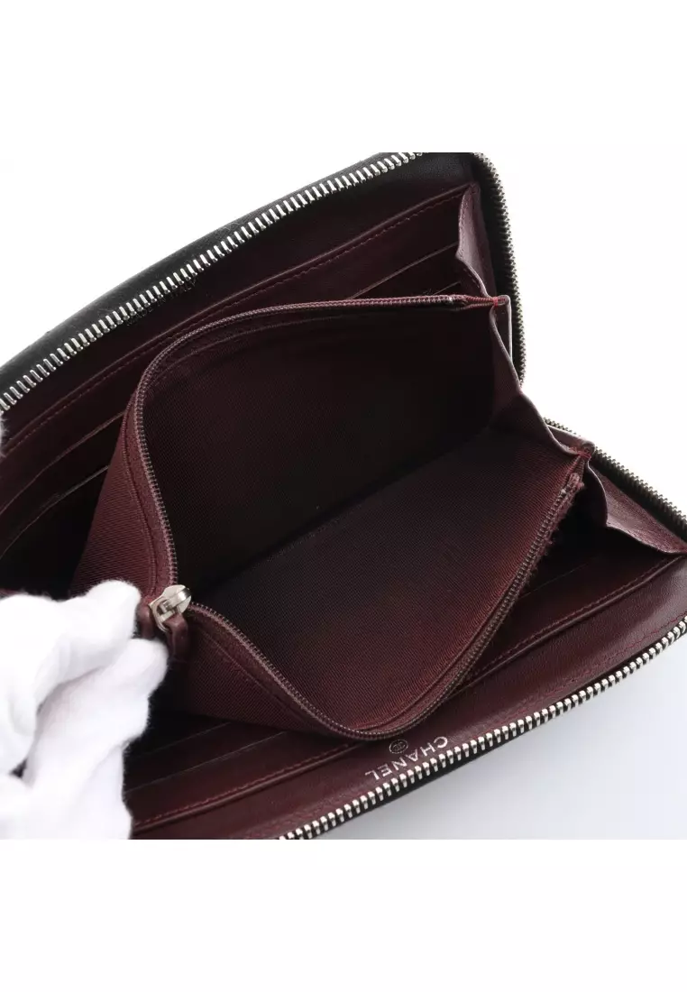 Chanel Pink Camellia Embossed Lambskin Leather Zippy Organizer Wallet -  Yoogi's Closet
