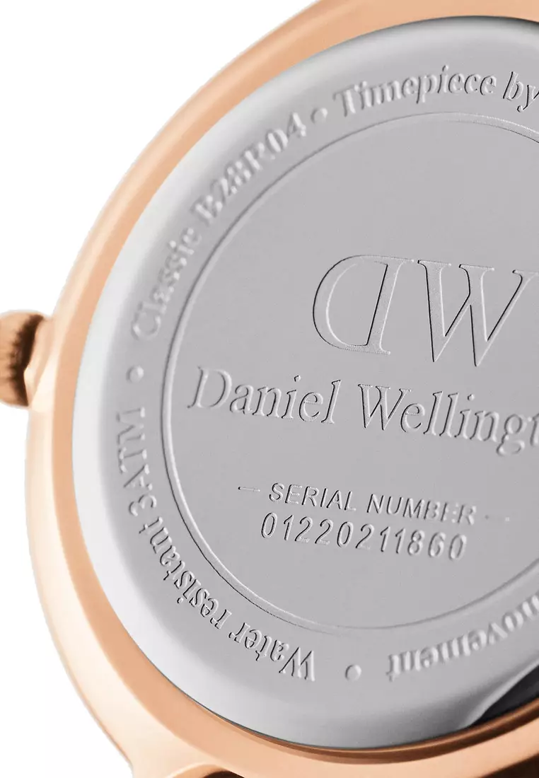 Classic St Mawes 28mm Women's Stainless Steel 不鏽鋼  Watch with Leather Strap - Rose Gold - Ladies watch 女士手錶 Female watch 丹尼爾惠靈頓