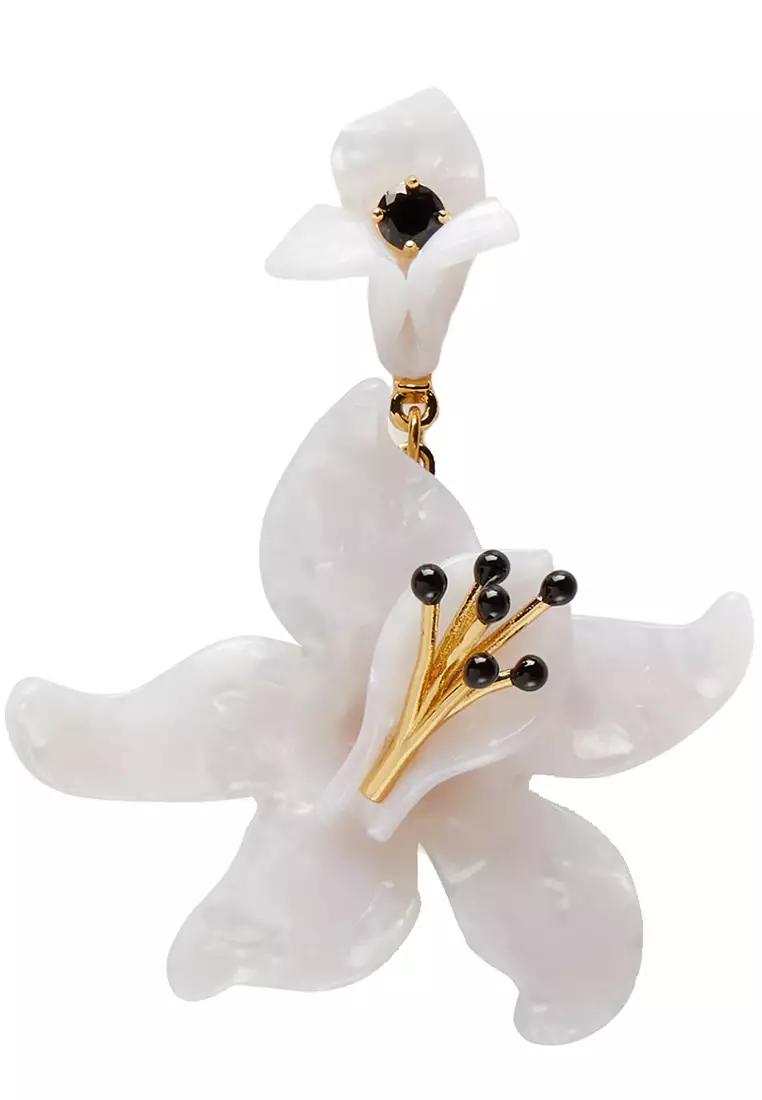 Brighten Up Statement Earrings in White/ Multi KH505