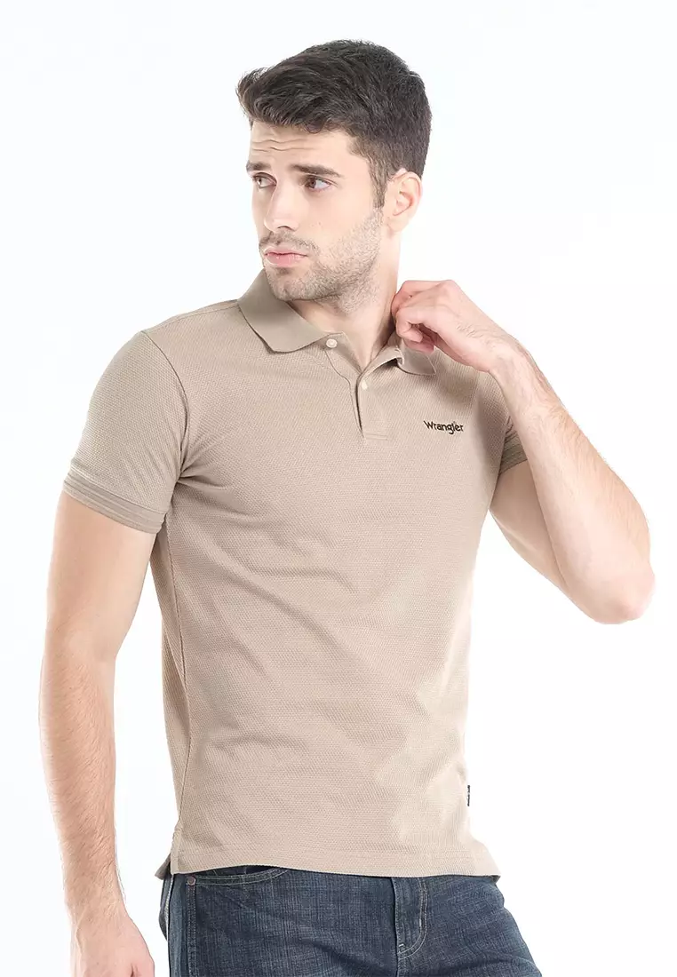 Wrangler Plain Color Polo Shirt for Men