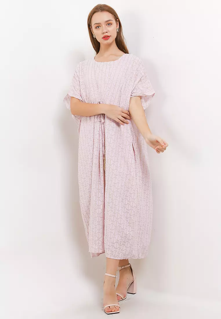 Beaded Tassel Jacq Tie Kaftan