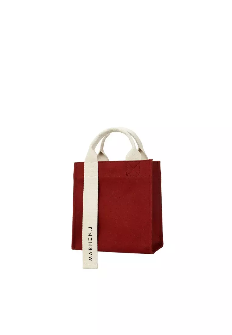 Canvas Shoulder Bag - Rico Mini - I-Red by MARHEN.J