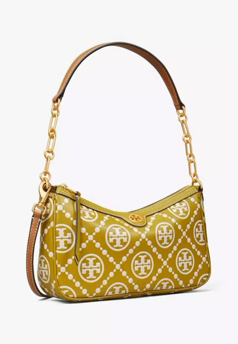 Tory Burch T Monogram Embossed Studio Bag Island Palm