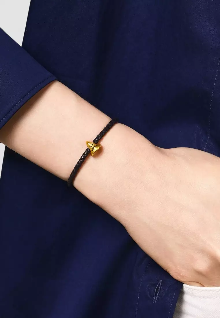 999 Gold Harry Potter Wizard Hat Charm for Women & Men 92752C [Bracelet not included]