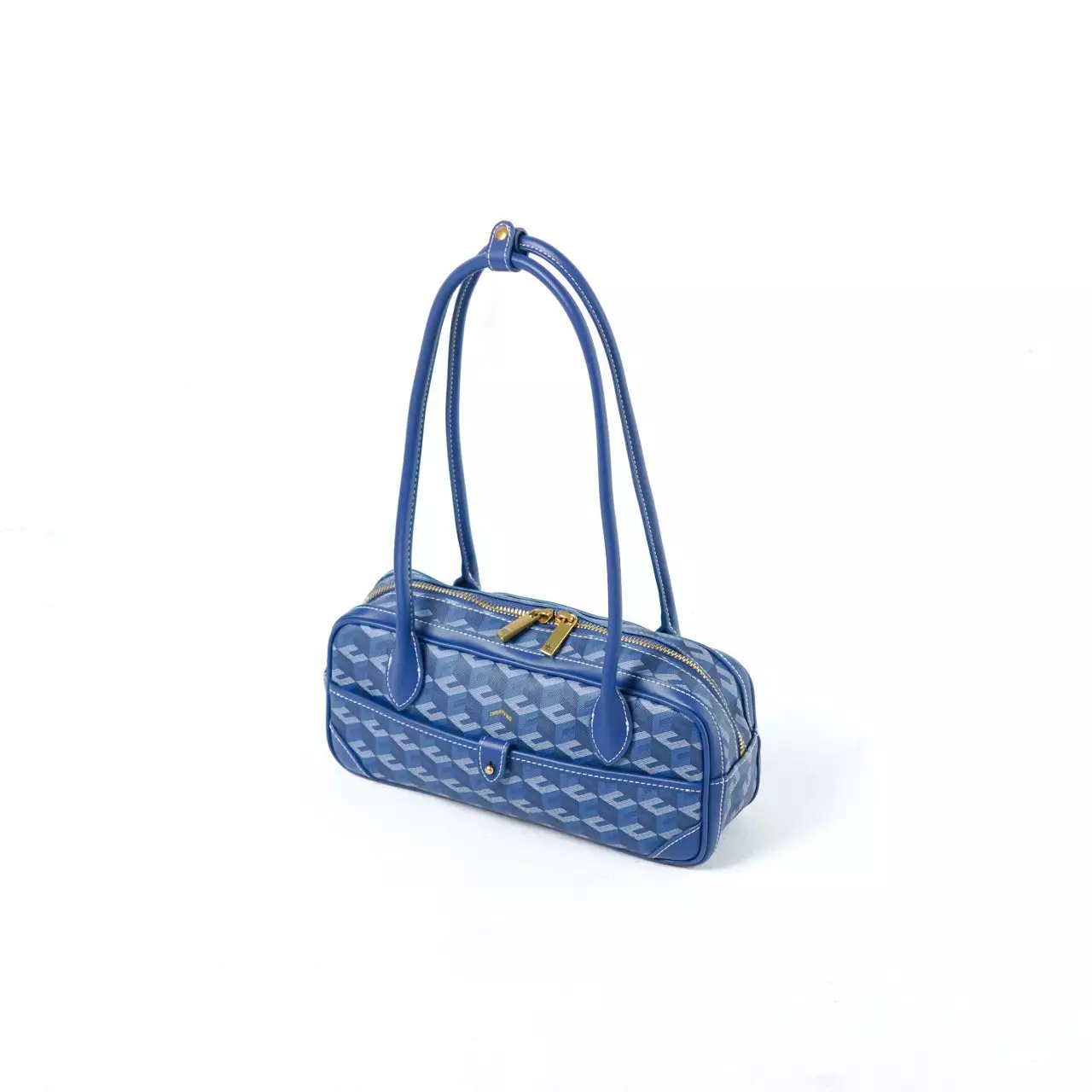 Tas CHRISTY NG MARCELO MONOGRAM PATTERN BLUE SHOULDER BAG 100% ORIGINAL