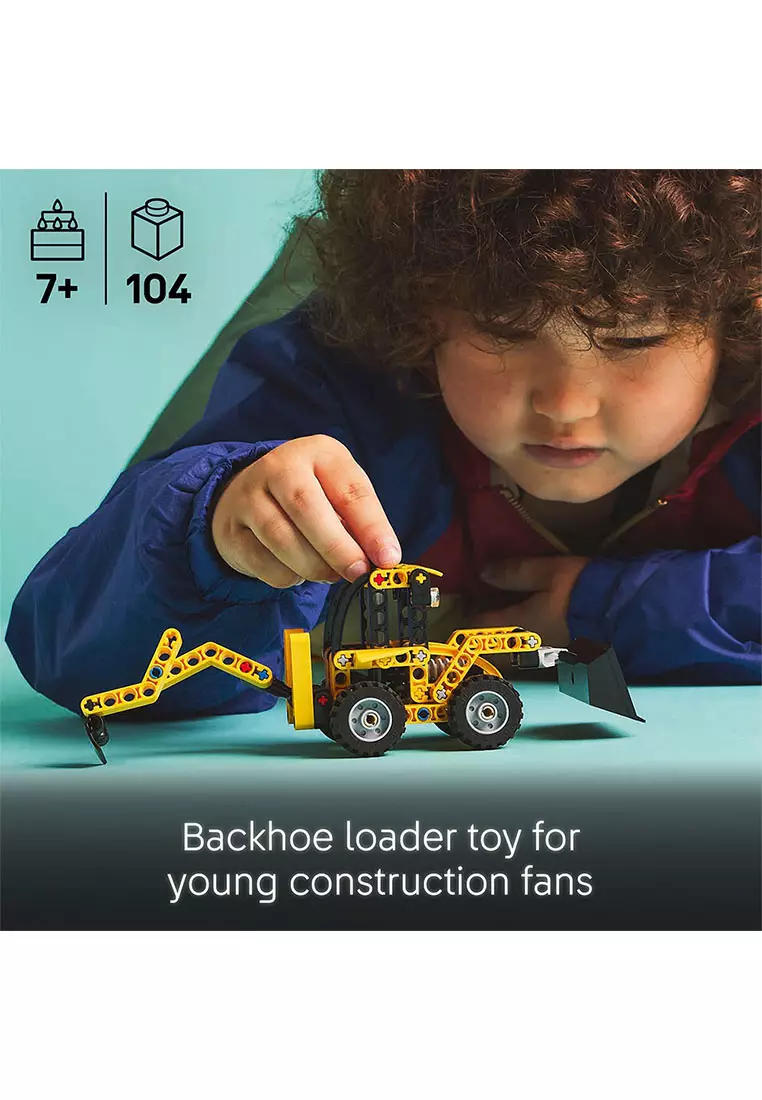 Technic 42197 Backhoe Loader, Age 7+, Building Blocks, 2025 (104pcs)