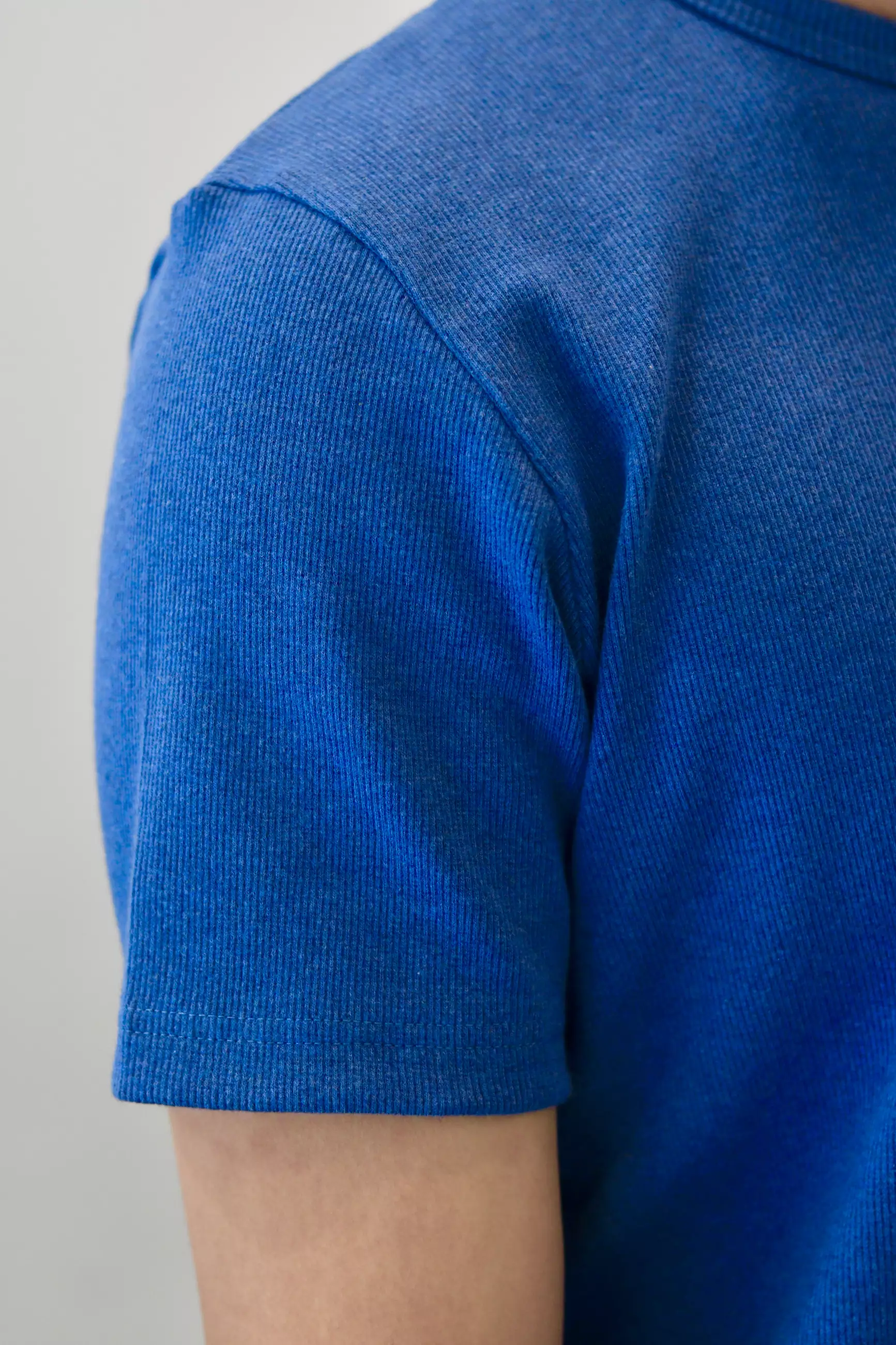 Kale Mark Blue / Atas Kaos Lengan Pendek Pria Premium