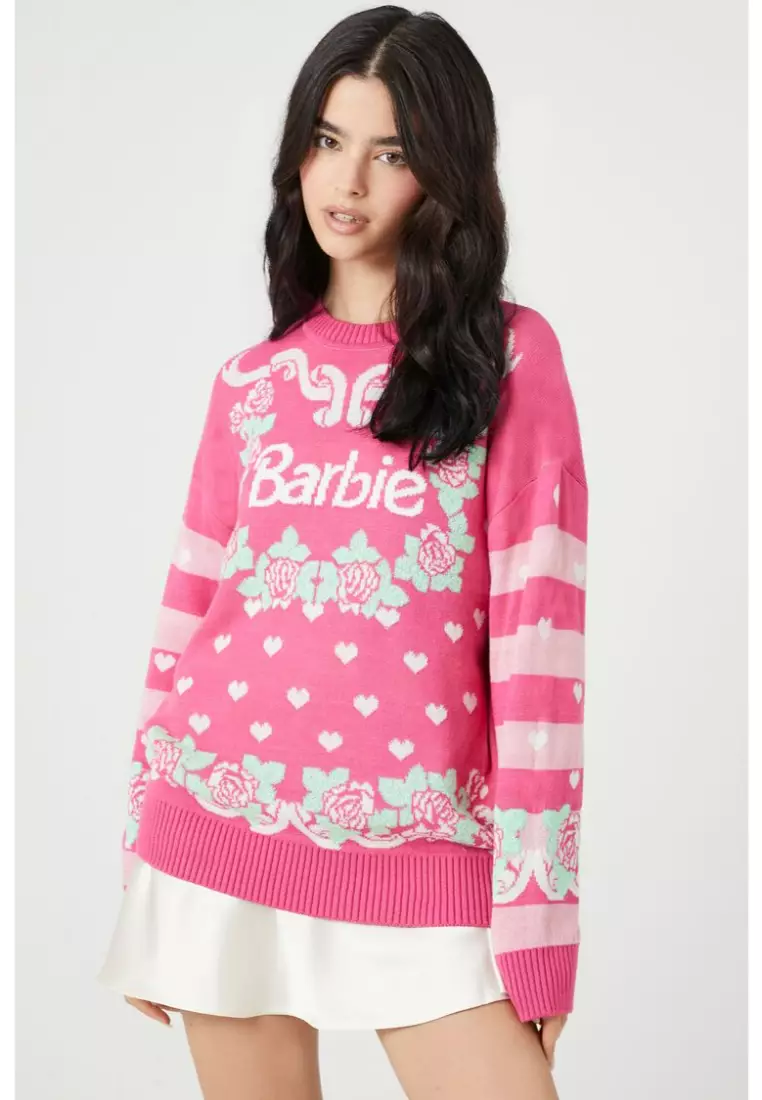 Buy FOREVER 21 Barbie Graphic Knit Sweater 2024 Online ZALORA