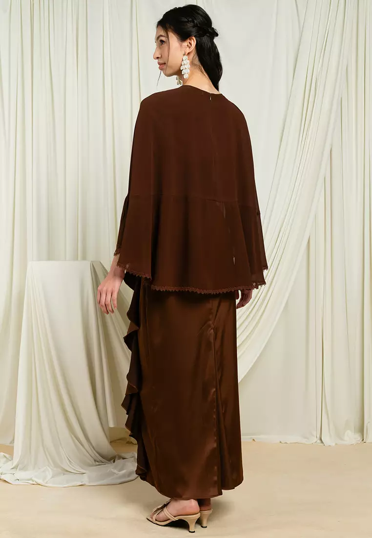 Zarina Ruffles Kurung Set