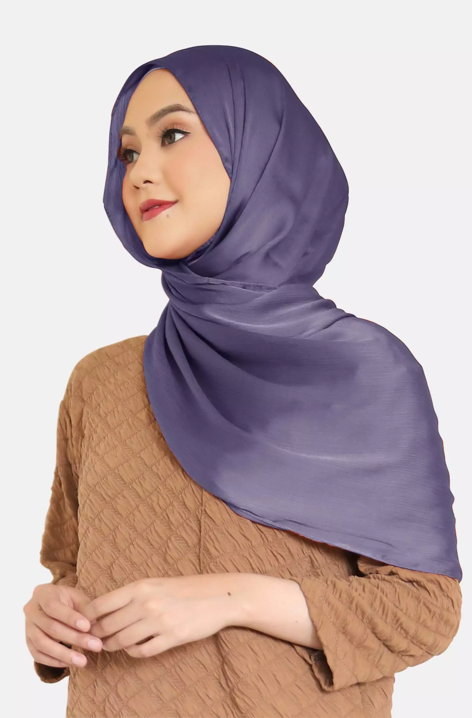 Cravima Silky Shawl | Hijab Pashmina - Mist Lavender