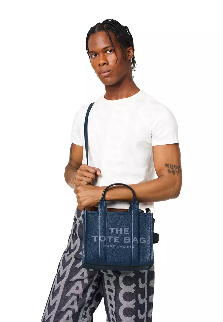 The Leather Small Tote Bag Traveler Tote Blue Sea H009L01SP21