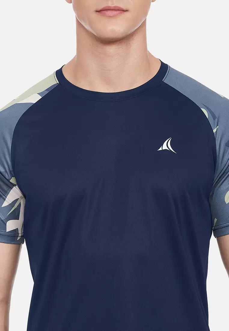 Men's Blue Aero Sports Training/Workout Tee